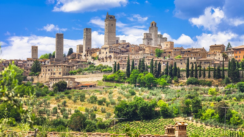 Udflugt 1: San Gimignano � byen med de majest�tiske t�rne (inkl. frokost)